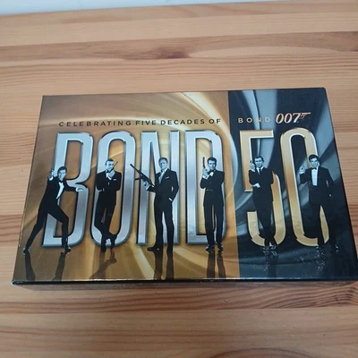 *Missing 5 Discs* JAMES BOND 50 Years Blu-ray Box Set 007 Films *USA Region A* - Image 1 of 4