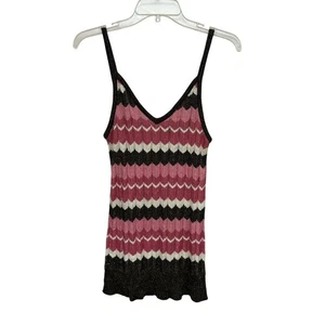 Maglione Cami Vintage No Boundaries Y2K Spaghetti Strap Maglia Taglia 11/13 USA - Foto 1 di 7