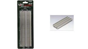 20-401 KATO 2 Rails droit viaduc double voies 248mm ballast et remparts N 1/160 - Picture 1 of 3