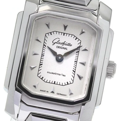 GLASHUTTE ORIGINAL Senator Carre Silver Dial Hand Winding Ladies Watch_823639 - Image 1 of 4