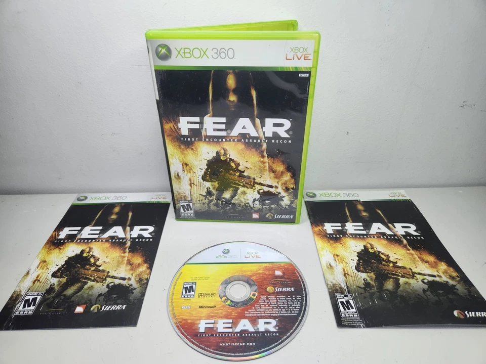 F.E.A.R.: First Encounter Assault Recon (Microsoft Xbox 360, 2006) - CIB Tested - Image 1 of 4