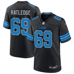 Camiseta cosida Tate Ratledge Lions Motor City XXXL ¡Vendedor de MI! - Imagen 1 de 1