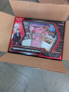 Pokemon TCG Team Rocket's Mewtwo ex Box Case - (6 Boxes per case) Fast Ship - Picture 1 of 2
