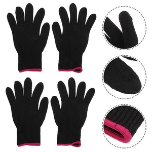 4 piezas Guantes a prueba de calor Guantes resistentes al calor Algodón Silicona Golpes para el cabello - Imagen 1 de 11
