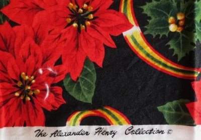 CINTA DE ACEBO Y BAYAS VINTAGE COLECCIÓN ALEXANDER HENRY ROJA Foto 1 de 2