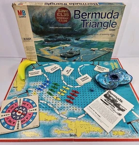 Vintage Milton Bradley Bermuda Dreieck Brettspiel - 100% vollständig - Bild 1 von 10