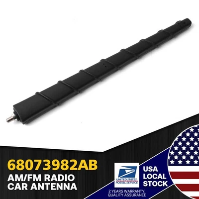 Ajuste para FIAT 500 2012-2017, mástil de antena de radio negro OEM repuesto 68073982AB Foto 1 de 4