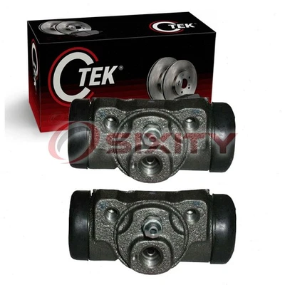 Cilindros de rueda de freno de tambor trasero centrados de 2 piezas para Jeep TJ 1997-2000 frenado como Foto 1 de 4