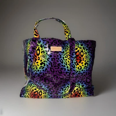 Bolso de Mano Consuela Grab N Go Basic Jumbo Multicolor Estampado Leopardo Foto 1 de 4