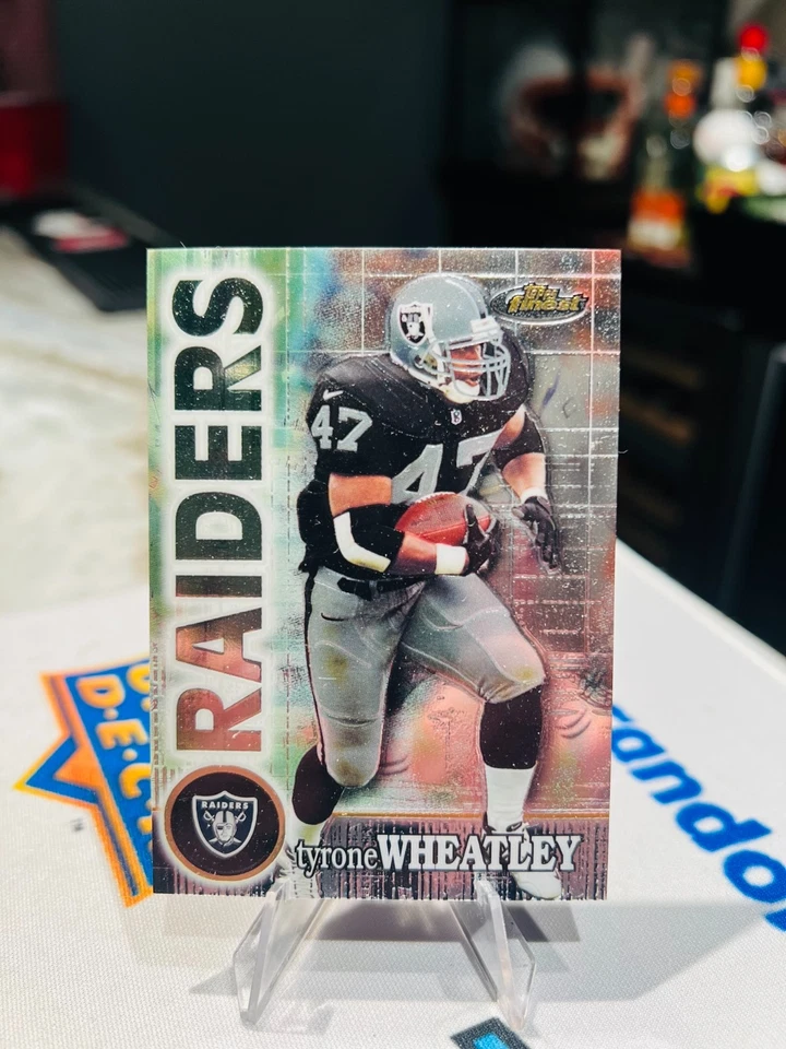 2000 Topps Finest - Tyrone Wheatley #40 OAKLAND RAIDERS - Image 1 of 2