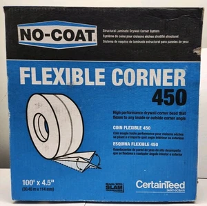 No-Coat Ultraflex 450 Flexible Drywall Corner Trim - 35' Roll CertainTeed READ - Picture 1 of 5