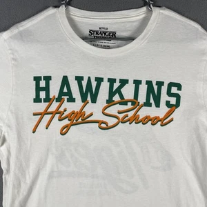 Stranger Things Hawkins High School Shirt Mens Large Year Tiger 86 Netflix Tee - Picture 1 of 7