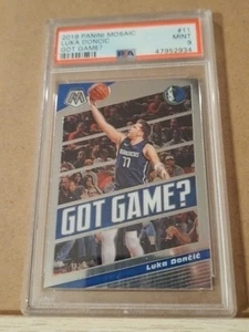 2019 Panini Mosaic Luka Doncic Got Game? PSA 9 Mint # 11 - Picture 1 of 7
