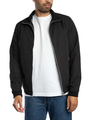 Jack & Jones Men's Rush Harrington Bomber Jacket, Black - Image 1 of 4