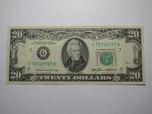 $20 1985 Radar Serial Number Federal Reserve Currency Bank Note Bill #78722787 - Picture 1 of 2