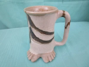 Taza grande vintage 1980 Five Bridges, Inc pie marrón - Imagen 1 de 8