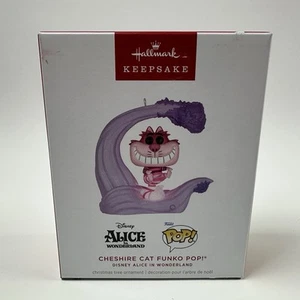 2024 Hallmark Ornament CHESHIRE CAT FUNKO POP - Disney Alice in Wonderland - Picture 1 of 5