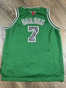 Vintage Reebok Chicago Bulls Ben Gordon #7 Jersey Green Youth Large - Picture 1 of 5