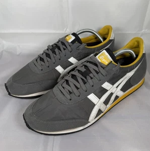 Onitsuka Tiger Sakurada Grey/White Casual Lace Up Sports Shoes UK 9.5 - Picture 1 of 11
