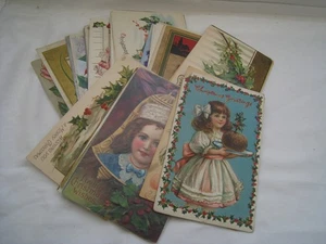 84 1905-15 POSTALES SUPERIORES DE NAVIDAD ÁNGELES EN RELIEVE NIÑOS PETIRROJOS RELIGIOSOS - Imagen 1 de 9