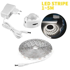 LED Stripe 1-5m mit Bewegungsmelder Lichtleiste Band Leiste Streifen Beleuchtung - Bild 1 von 22
