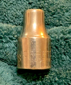 CRAFTSMAN -G-44053 SOCKET 3/8", 1/2” DRIVE, 6 POINT - USA - Picture 1 of 5