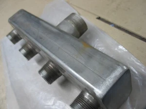 NEU SS BEWÄSSERUNG VERTEILER KRÜMMER 1-3/4" NPT EINLASS 4x 1"NPT AUSLÄSSE P9580 - Bild 1 von 4