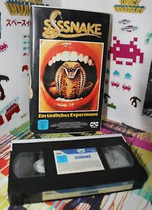 SSSSNAKE / Ein tödliches Experiment / VHS Kassette / Zustand gut