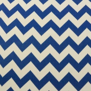 TELA MULTIUSOS KRAVET AZUL MARINO ILIMITADA CHEVRON 100% LINO POR YARDA 54"W - Imagen 1 de 6