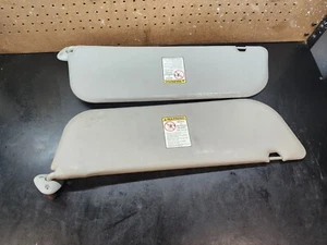 Ford Econoline SUNVISORS PAIR driver pass sun visor set RL 92-14 GRAY VINYL - Picture 1 of 4