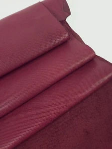 Burgundy Piccoli Semi Perforated Leather (Not Leaked) - Picture 1 of 3