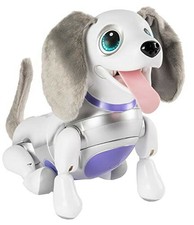 TAKARA TOMY Hello! Zoomer Miniature Dachs White Robot Dog Aibo NEW