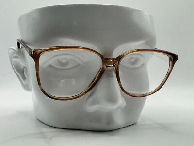 NEW Vintage Eyeglasses | Non Rx | Trendy Modern Style | Brown Plastic Frame #797 - Image 1 of 4