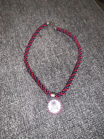 University Of Arizona Wildcats Girl Charm Braided Corded Necklace (GW8) Cover