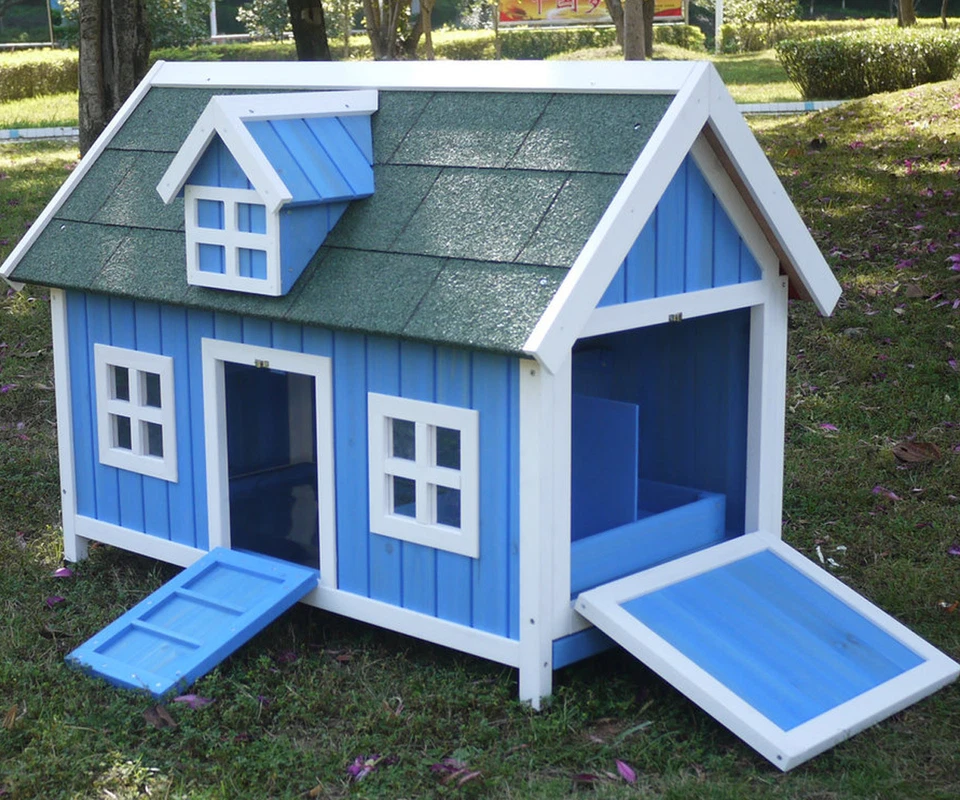 COCOON RABBIT OR CHICKEN HEN HOUSE COOP POULTRY ARK RUN BRAND NEW HUTCH BLUE BARN