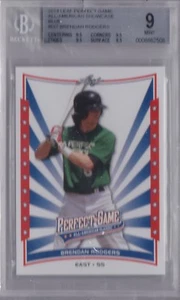 BRENDAN RODGERS 2014 Leaf Perfect Game Showcase Blue 1ST CARD!! BGS 9 Pop 1 - Picture 1 of 1