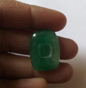 Natural Strawberry Quartz Bezel Hole Cut Loose Stone Cushion Cabochon 25*19 MM - Picture 1 of 4