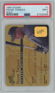FRANK THOMAS - PSA 9 -1995 Studio #1 GOLD - White Sox HoF