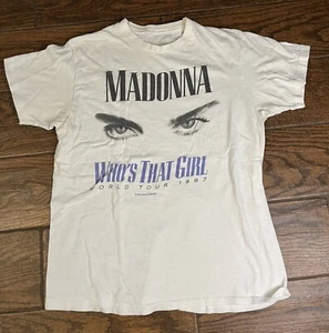 VINTAGE 1987 MADONNA - WHO'S THAT GIRL World Tour 1987 - Picture 1 of 10