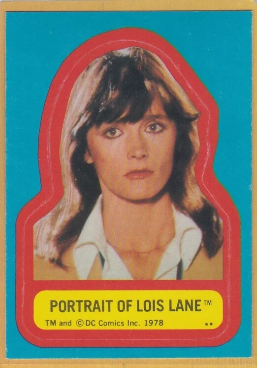 1978 TOPPS SUPERMAN STICKER PORTRAIT OF LOIS LANE EX/EXMT *A8285 - Image 1 of 1
