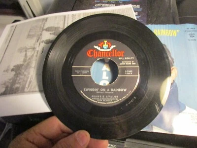 Original Frankie Avalon - Why / Swingin' On A Rainbow 7" Vinyl 45 C1045 USA 1959 Foto 1 de 4