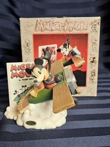 Disney Enesco Edición Limitada Mickey Mouse 1928 Avión Loco Estatua - Imagen 1 de 10