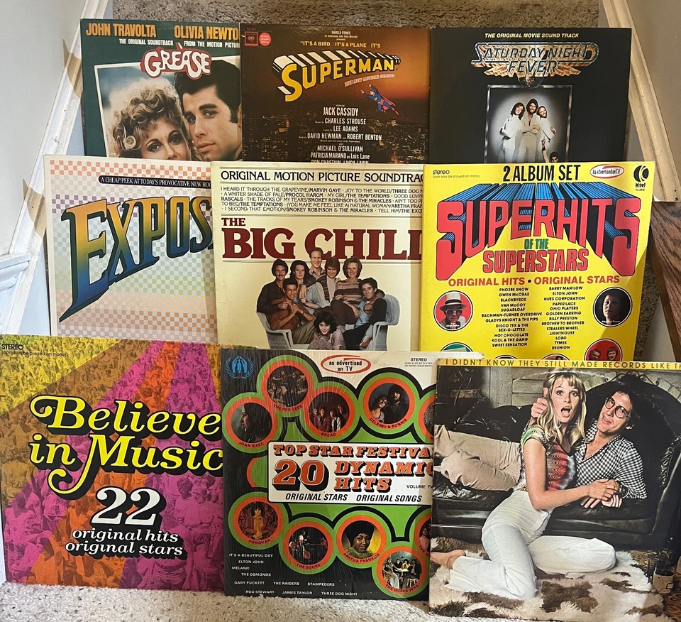 Rock N Roll Compilations KTEL  Soundtracks Vinyl LP's $6 Shipping per Order - Image 1 of 1