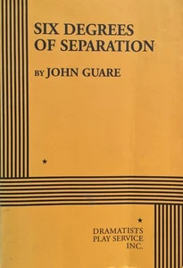 Six Degrees of Separation John Guare Paperback book 1992 Dramatist Award Play - Bild 1 von 10
