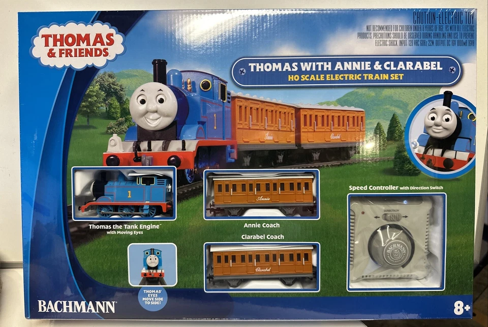 Bachmann HO Scale Thomas & Friends Thomas With Annie & Clarabel Set #00642 - Image 1 of 4