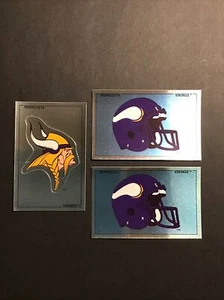 (3) PEGATINAS DEL EQUIPO Minnesota Vikings - Pegatina Panini NFL 1989 C03 - Imagen 1 de 2
