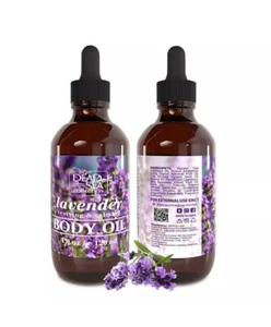 2 x 120ml Dead Sea Collection Lavender Body Oil reviving and calming - Picture 1 of 2
