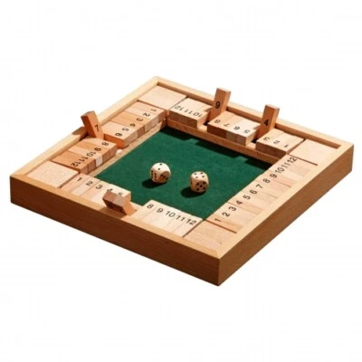 Shut The Box - 12er - für 1-4 Personen - Buche - Bild 1 von 2