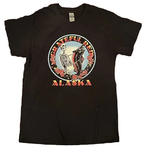 Grateful Dead T-shirt New Alaska Fish Skeleton Gildan Size Medium - Picture 1 of 3