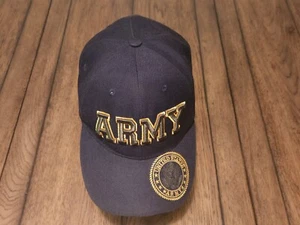 United States Black Military Army Veteran Hat LoT! (2) Black Baseball Cap Star - Picture 1 of 12